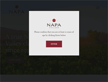 Tablet Screenshot of napacellars.com